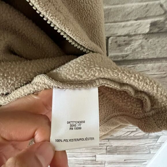 Outdoor Life || Mens 2XL Beige Full Zip Up Outdoor Hiking Fleece Sweater Vest - Picture 6 of 9